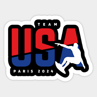 USA Surfing Paris Summer Olympics Sticker